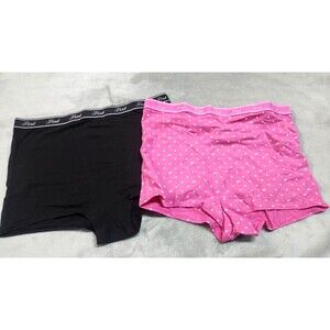 Victoria’s Secret PINK Ribbed Size XL 2 Pack  High-Waist Boyshort Panty NWT